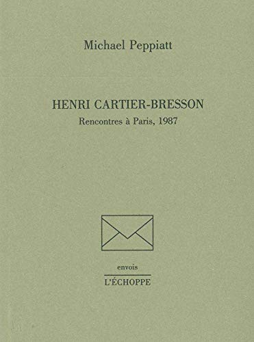 9782840682585: Henri Cartier-Bresson: Rencontres a Paris,1987