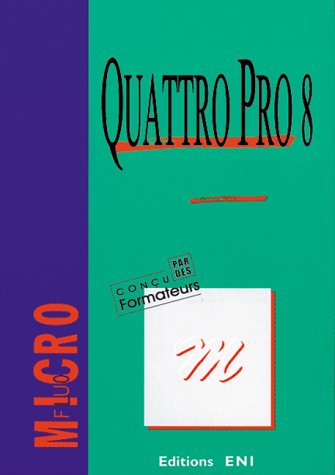 Imagen de archivo de Quattro Pro 8 a la venta por medimops