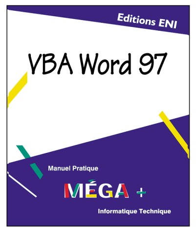 Imagen de archivo de VBA Word 97 a la venta por A TOUT LIVRE