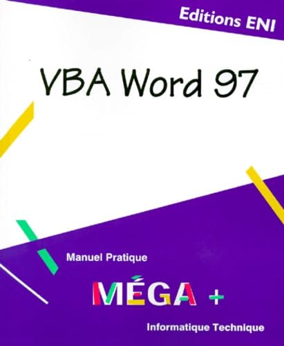 Stock image for VBA Word 97 for sale by A TOUT LIVRE