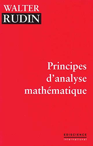 Beispielbild fr Principes d'analyse mathmatique zum Verkauf von Ammareal