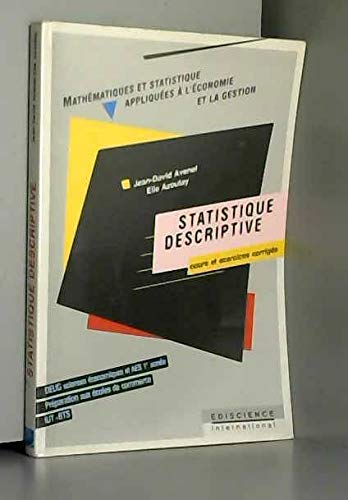 Imagen de archivo de Statistique descriptive : Cours et exercices corrig?s - Jean-David Avenel a la venta por Book Hmisphres