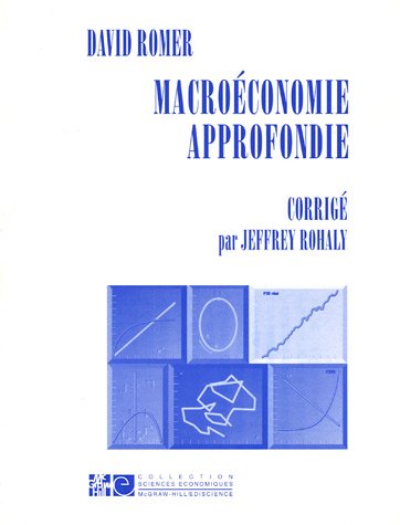 9782840741435: Macroconomie approfondie: Corrig