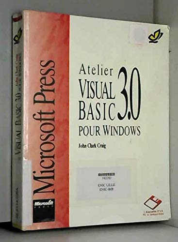 Beispielbild fr Atelier Visual Basic 3.0 Pour Windows zum Verkauf von RECYCLIVRE