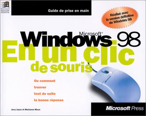 Imagen de archivo de Microsoft Windows 98 en un clic de souris a la venta por Ammareal