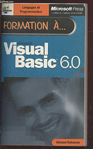 Beispielbild fr Formation  Microsoft Visual Basic 6.0 zum Verkauf von Ammareal