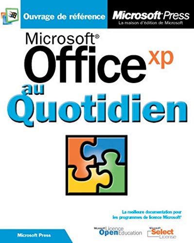 Stock image for Microsoft office xp - au quotidien - livre de reference - cd-rom - francais for sale by Ammareal