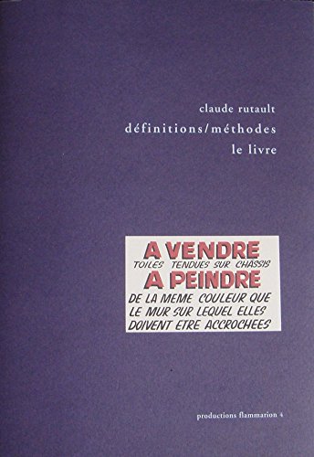 9782840893271: Dfinitions-mthodes, le livre 1973-2000