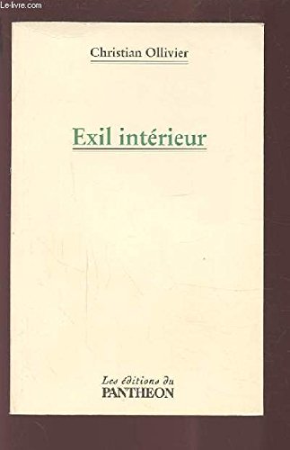 9782840944584: EXIL INTERIEUR.