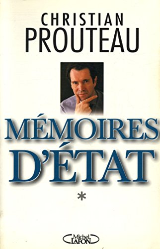 9782840983606: Memoires D'Etat. Tome 1