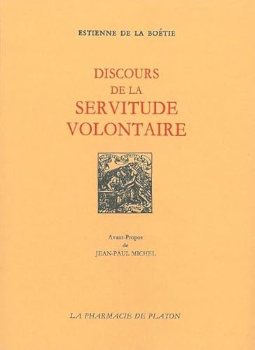 9782841031849: Discours de la Servitude Volontaire