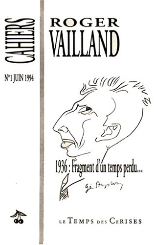 Beispielbild fr Cahiers Roger Vailland, numro 2 zum Verkauf von Librairie Th  la page