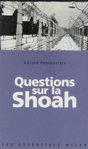 Beispielbild fr Questions sur la Shoah zum Verkauf von medimops