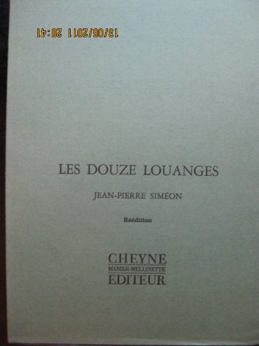 9782841160570: LES DOUZE LOUANGES