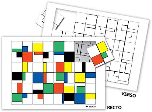 9782841178070: Puzzle A la manire de... Mondrian Tous niveaux