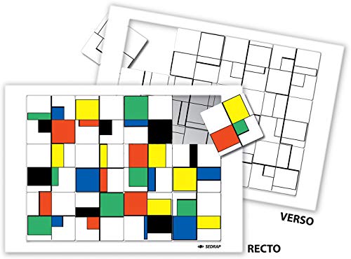 9782841178070: A la manire de... Mondrian - Nouvelle version Tous niveaux (Le puzzle)