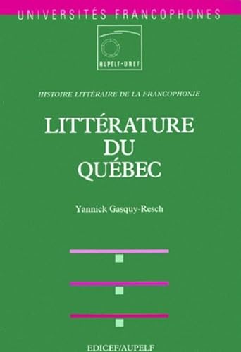 Stock image for Littrature du Qubec for sale by Better World Books