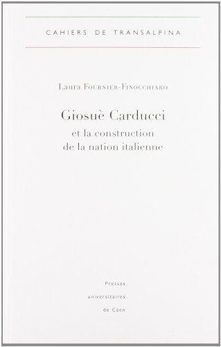 Imagen de archivo de Giosu Carducci et la construction de la nation italienne a la venta por medimops