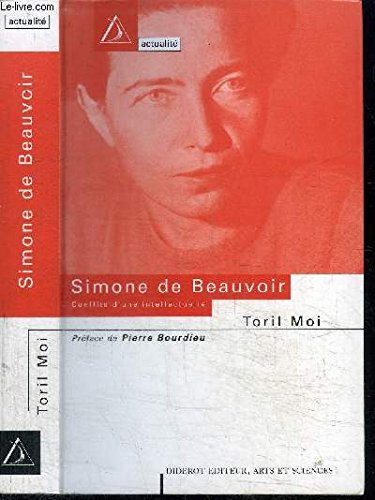 9782841340422: Simone de Beauvoir: Conflits d'une intellectuelle