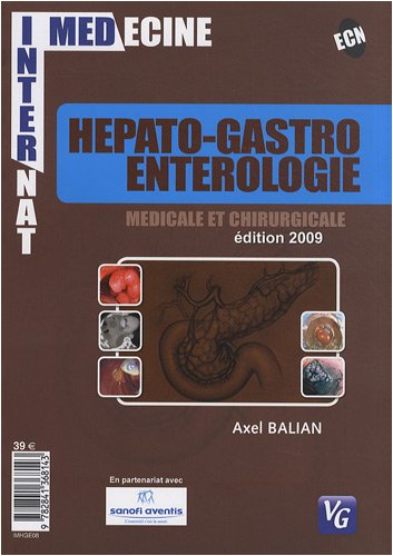 Stock image for hpato-gastro-entrologie mdicale et chirurgicale for sale by LiLi - La Libert des Livres