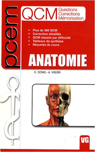 Imagen de archivo de QCM Anatomie PCEM a la venta por Ammareal