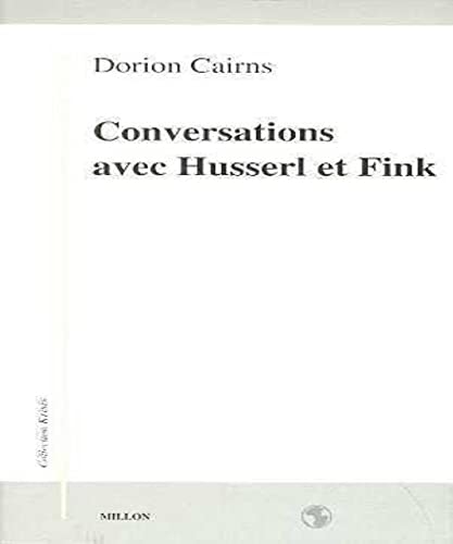 9782841370511: Conversations avec husserl et fink