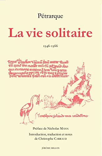 9782841370849: LA VIE SOLITAIRE.: Edition bilingue latin-franais