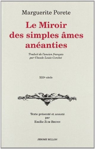 9782841371167: Le Miroir Des Simples Ames Aneanties