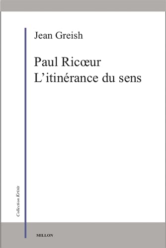 Beispielbild fr Paul ricoeur, l'itiniraire du sens zum Verkauf von Riverby Books