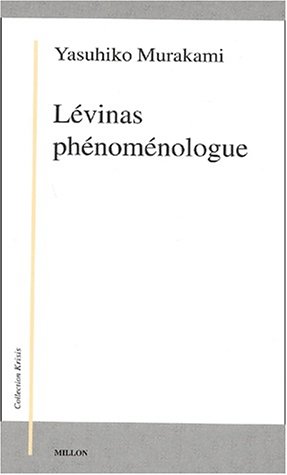 Beispielbild fr Lvinas phnomnologue zum Verkauf von deric