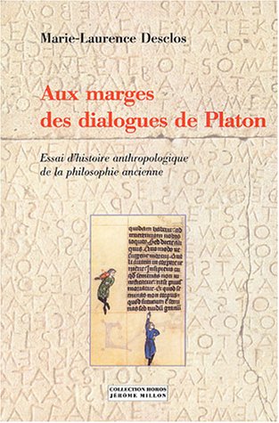 Beispielbild fr AUX MARGES DES DIALOGUES DE PLATON zum Verkauf von Gallix