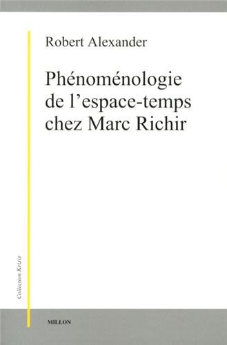 9782841372881: Phnomnologie de l'espace-temps chez Marc Richir (Krisis)