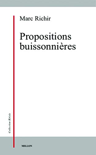 Beispielbild fr Propositions buissonnires zum Verkauf von medimops