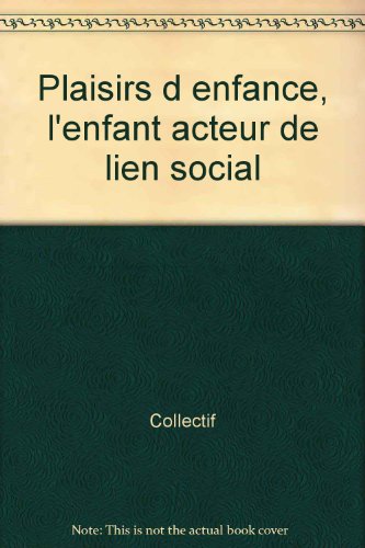 Stock image for Plaisirs d enfance for sale by Librairie Th  la page