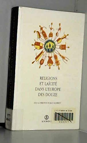 Imagen de archivo de Religions et lacit dans l'Europe des Douze a la venta por Ammareal