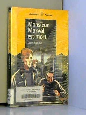Beispielbild fr Monsieur Marval est mort zum Verkauf von Ammareal