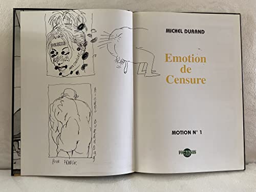 Imagen de archivo de Emotions de censure Durand, Michel a la venta por BIBLIO-NET