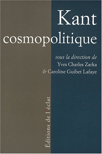 9782841621576: Kant cosmopolitique