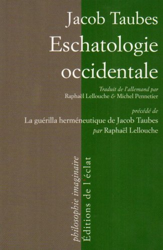 Stock image for eschatologie Occidentale for sale by Moe's Books