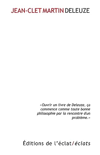Beispielbild fr Deleuze zum Verkauf von medimops