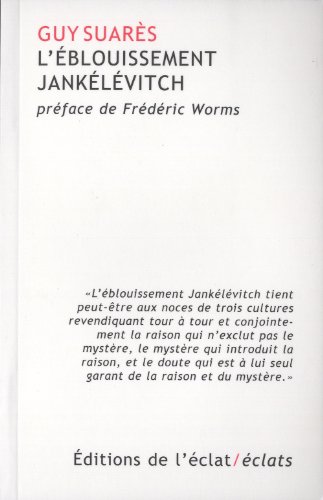 Imagen de archivo de L'blouissement Janklvitch a la venta por Ammareal