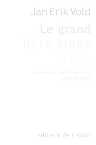 Beispielbild fr Le grand livre blanc  voir zum Verkauf von medimops