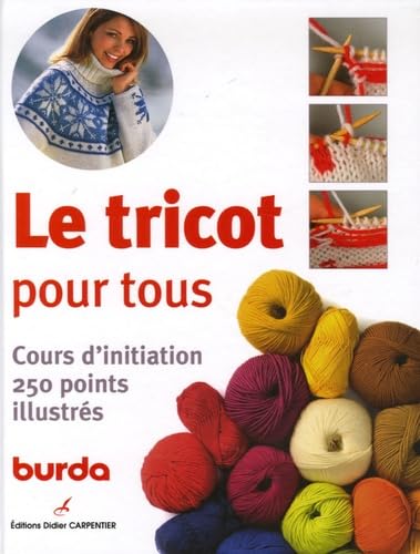 Imagen de archivo de Le tricot pour tous: Cours d'initiation 250 points illustrs a la venta por Ammareal