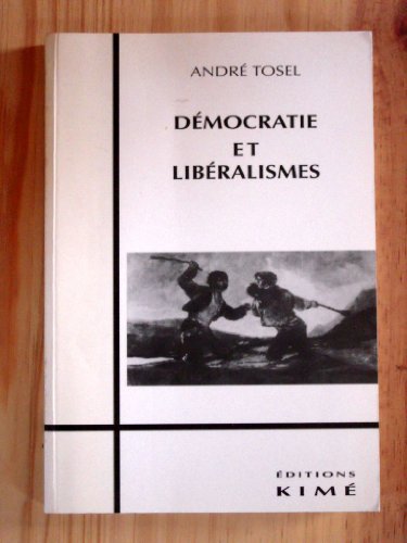 Stock image for Democratie et liberalismes for sale by Librairie La Canopee. Inc.