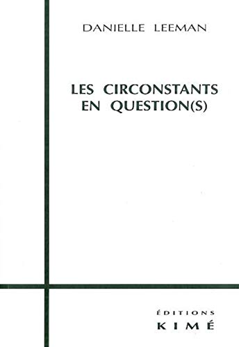Les Circonstants en Question(S) (9782841740956) by Leeman Danielle
