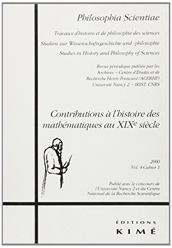 Beispielbild fr Philosophia Scientiae 2000, volume 4, cahier 1 zum Verkauf von Ammareal