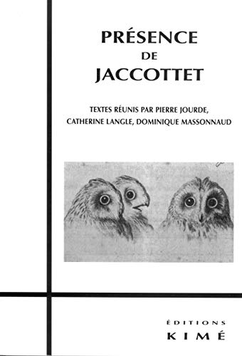 9782841744206: Prsence de Jaccottet