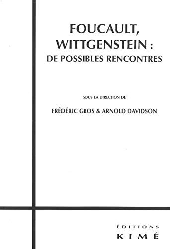 9782841745555: Foucault, Wittgenstein : de possibles rencontres