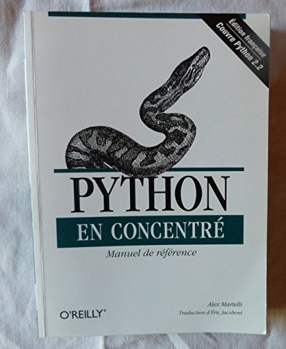 Beispielbild fr Python en concentr : Manuel de rfrence zum Verkauf von medimops