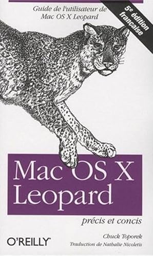 Imagen de archivo de Mac OS X Lopard : Prcis et concis a la venta por Ammareal